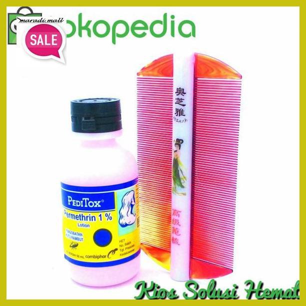 Vithair- Peditox Plus Sisir Serit Obat Pembasmi Kutu Rambut Manusia & Hewan -Asliiii.