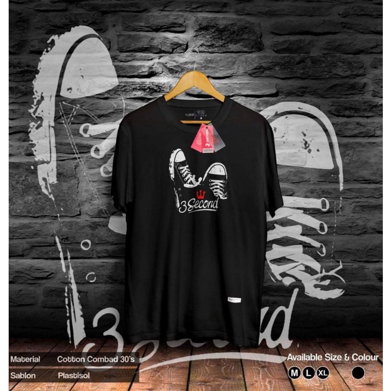 BAJU KAOS DISTRO PRIA LENGAN PENDEK TERBARU WARNA HITAM GAUL