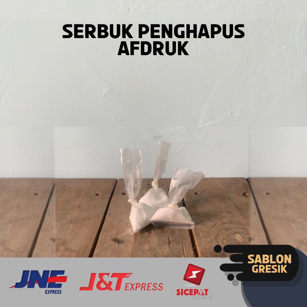 

Serbuk penghapuk afdruk sablon 20g