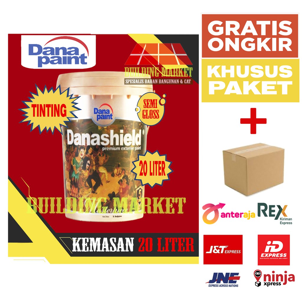 CAT TEMBOK TINTING DANA PAINT DANASHIELD EXTERIOR 20 LITER PAKET