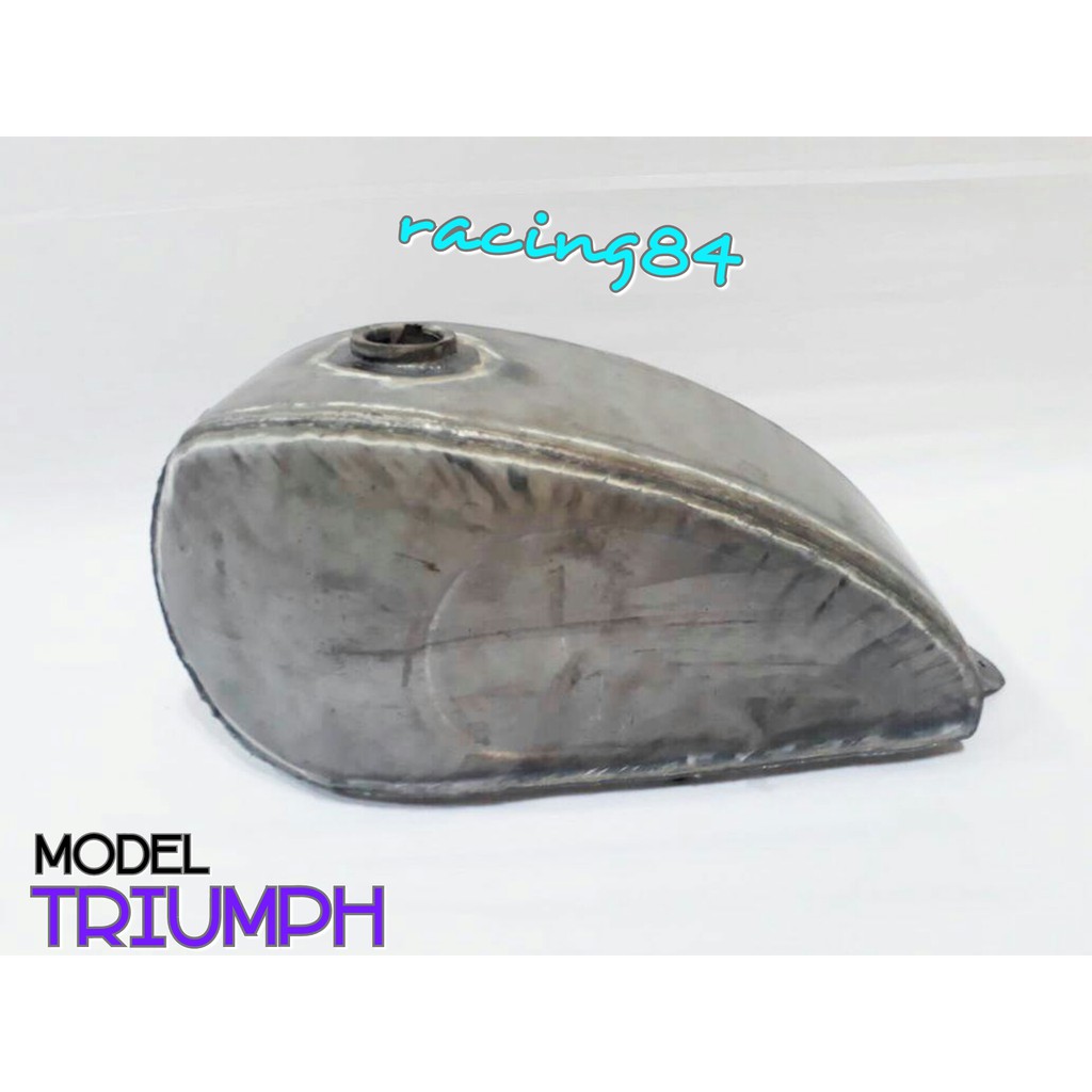 Tangki CUSTOMS TRIUMPH trumph GALVANIS TEBAL Mentahan japstyle