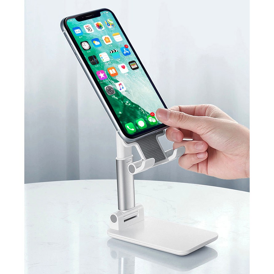 Adda Home - Dudukan Hp Tablet Foldable Handphone Stand Holder Bahan Aluminium Anti Slip Bisa Dilipat