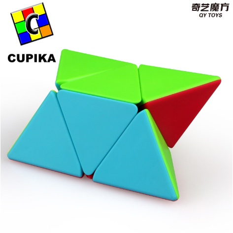 Rubik Pyraminx QIYI  Jinzita 2x2 Stickerless Premium 2x2x2