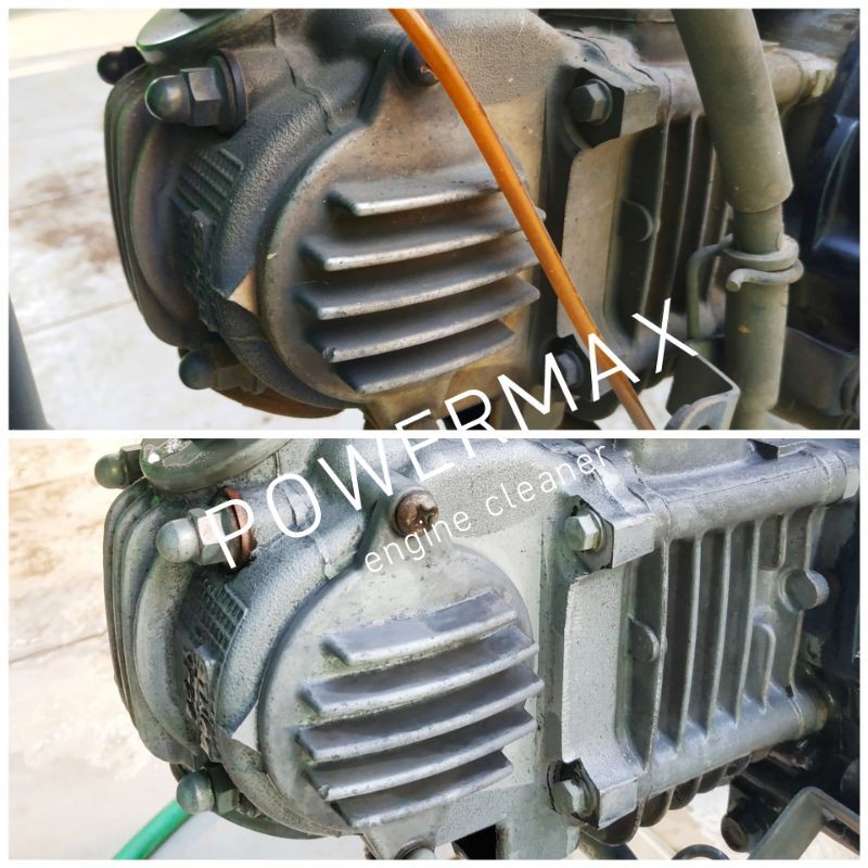 POWERMAX engine cleaner degreaser  pembersih kotoran kerak bekas oli pada ruang kendaraan