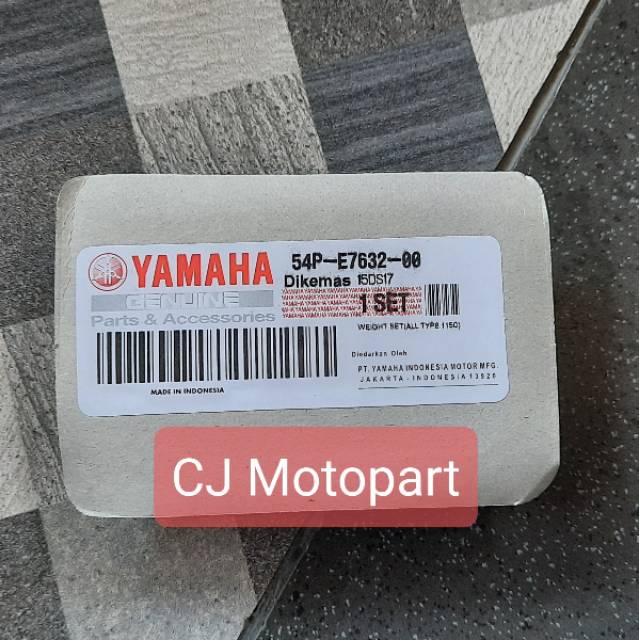 ROLLER WEIGHT SET YAMAHA MIO J 54P MURAH DAN BERKUALITAS ORIGINAL