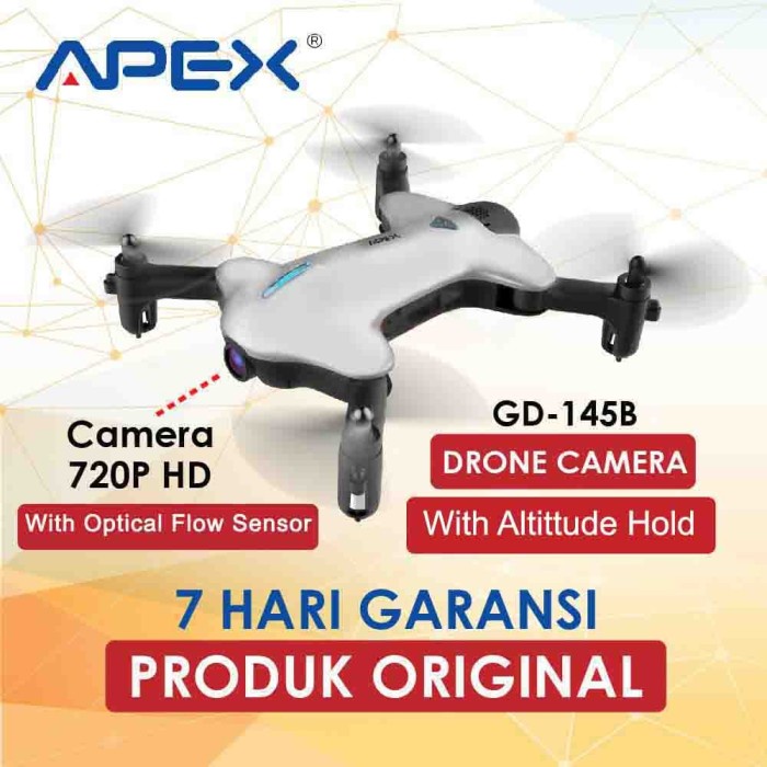 DRONE APEX 720P CAMERA HD QUADCOPTER DRONE MINI DRONE CAMERA - 145B