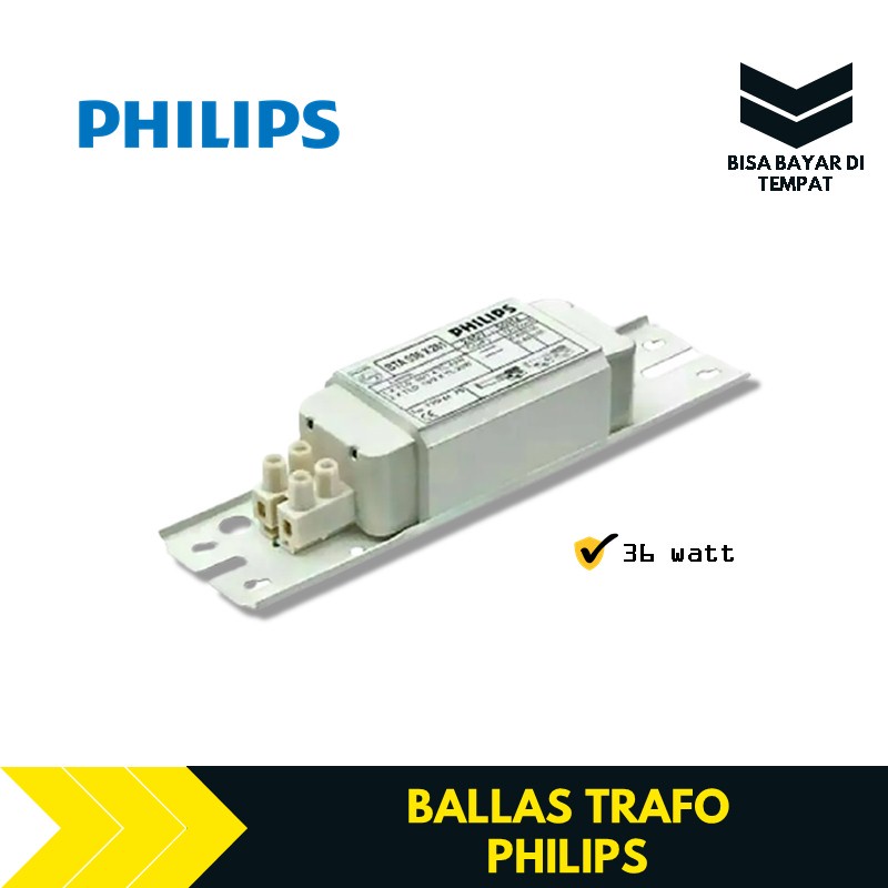 Trafo Ballast Lampu TL EBC Elektronik Philips 36 Watt TBA56