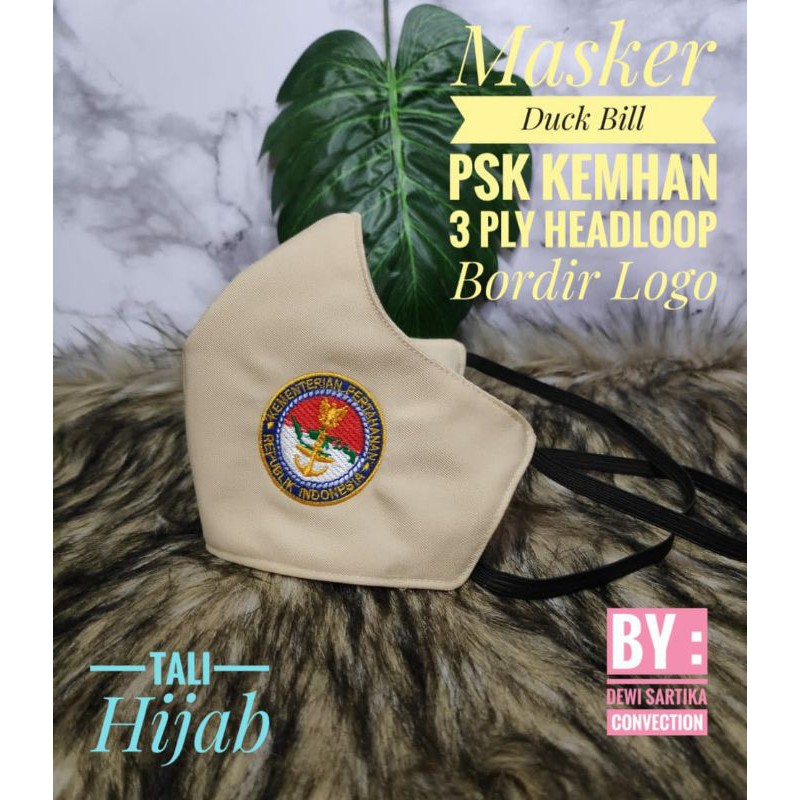 Masker PSH/PSK Kementerian Pertahanan ( kemhan)murah premium terlaris 3ply  model kf94 n Duckbill