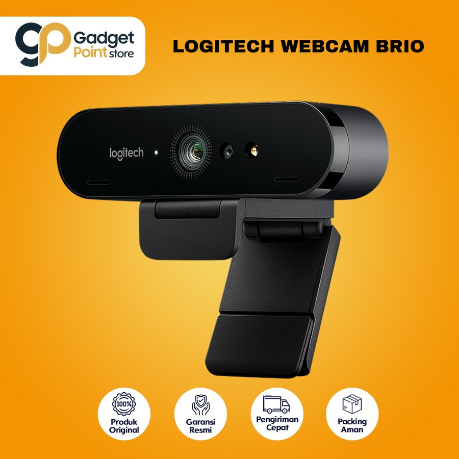 Webcam HD | Logitech Webcam Brio Ultra HD Pro - Original Garansi 3 Tahun