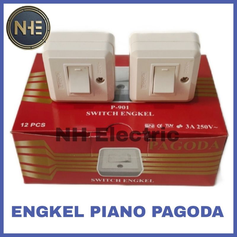 Engkel Piano Pagoda - Saklar Ob Engkel Piano Pagoda - Saklar Switch Engkel Outbow Pagoda