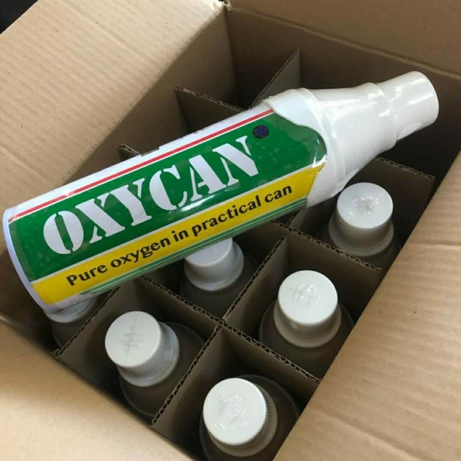 oxican oksigen kaleng portable oksigen p3k mini