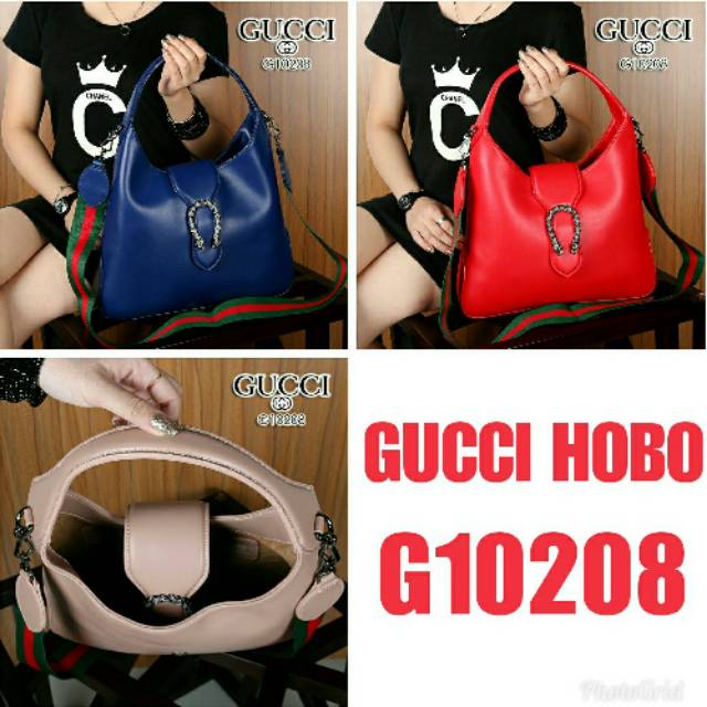 GUCCI HOBO Dionysus Medium Hardware Black Like Ori Leather (ZM-G10208)