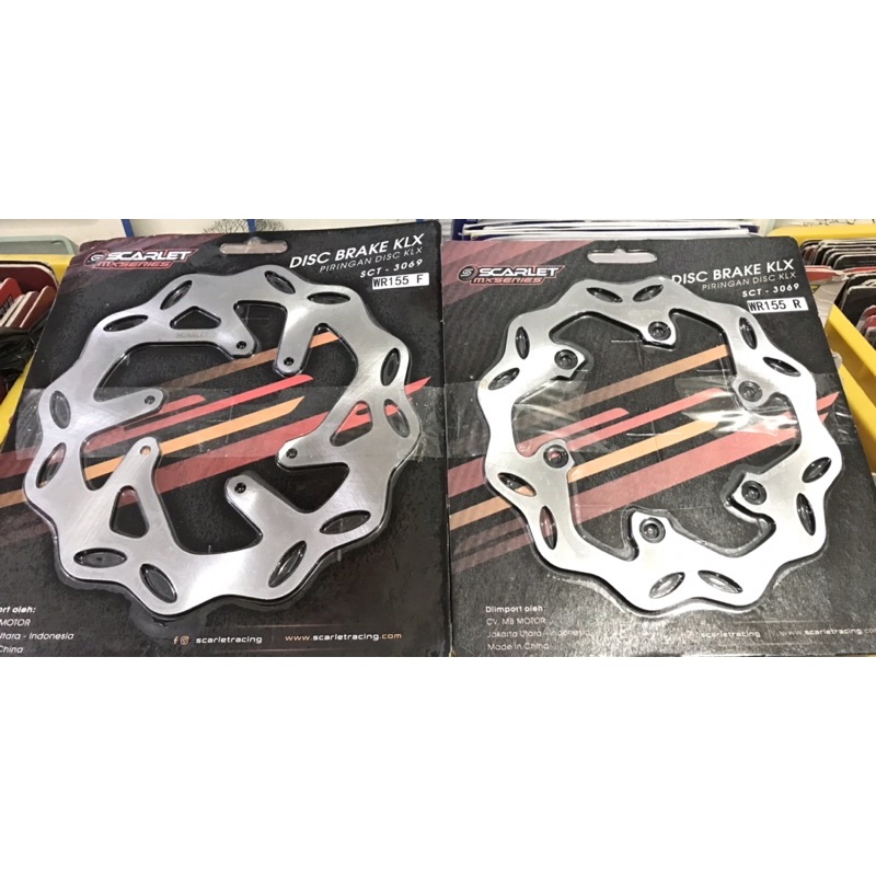 PIRINGAN WR155 set DEPAN BELAKANG DISK CAKRAM YAMAHA WR155 set depan belakang