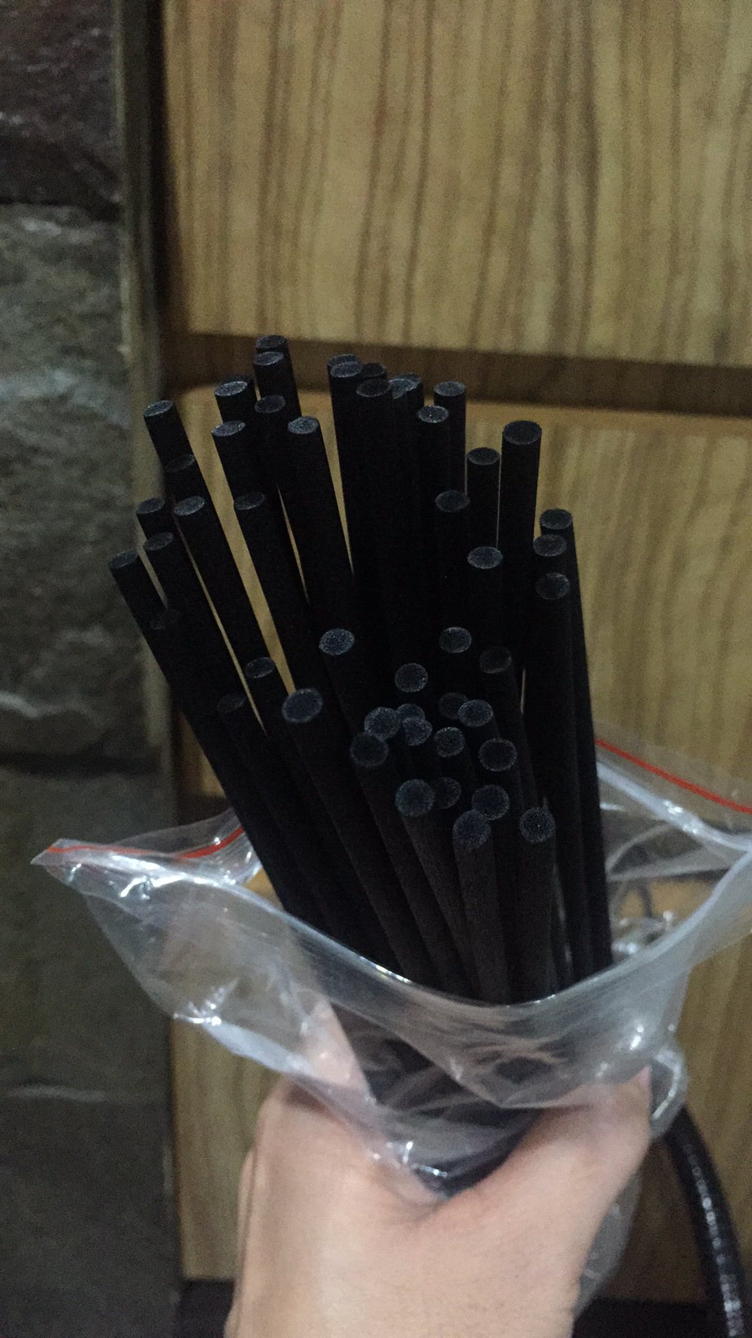 50pcs 20cmx4mm Fiber Sticks Diffuser  Volatile Rod For Home Fragrance Diffuser