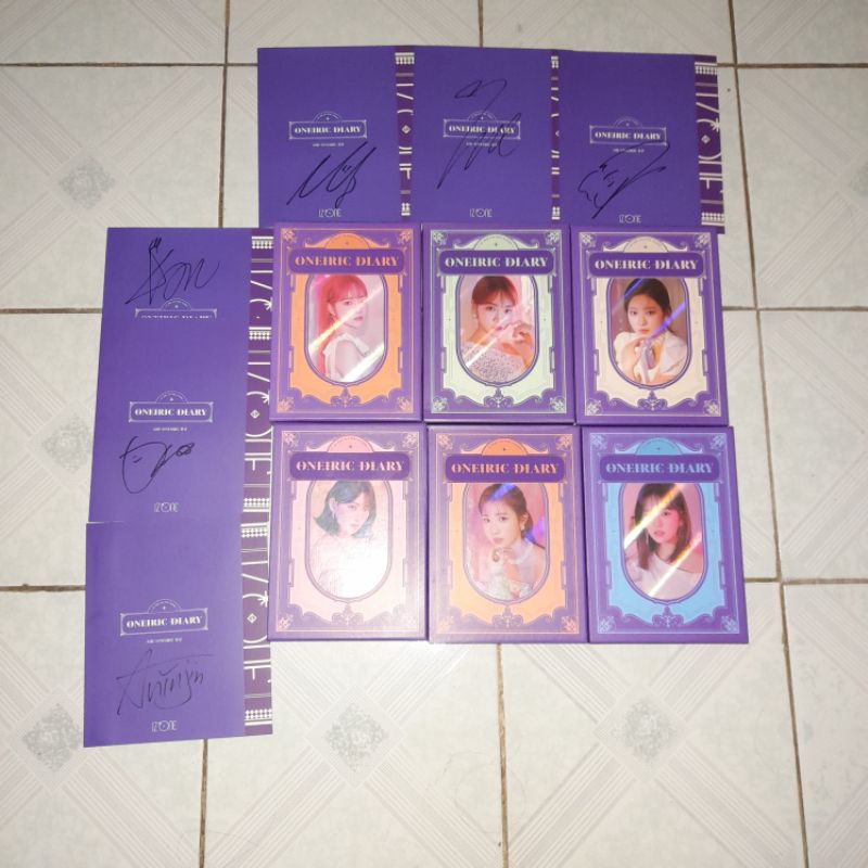 IZONE IZ*ONE ONEIRIC DIARY ALBUM ONLY SIGNED