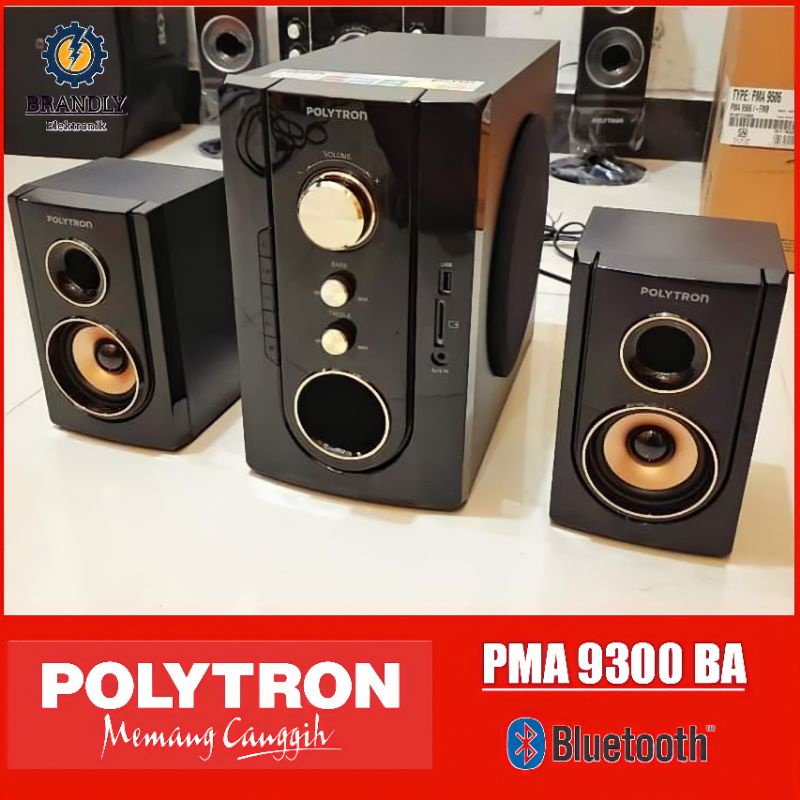 MULTIMEDIA AUDIO SPEAKER BT SPEAKER | SPEAKER SALON BLUETOOTH PORTABLE POLYTRON PMA 9300 | POLITRON