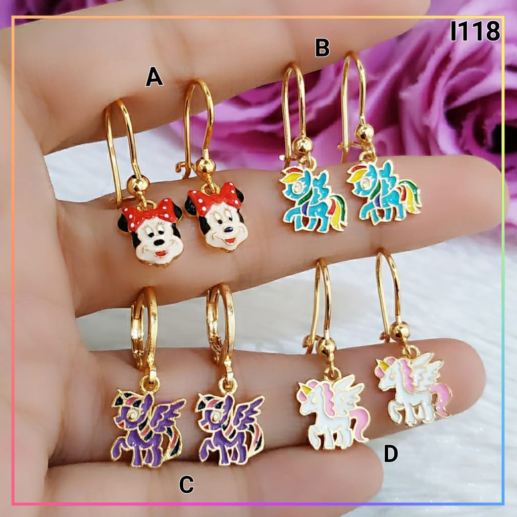 Anting xuping anting anak karakter lucu lapis emas gold I118