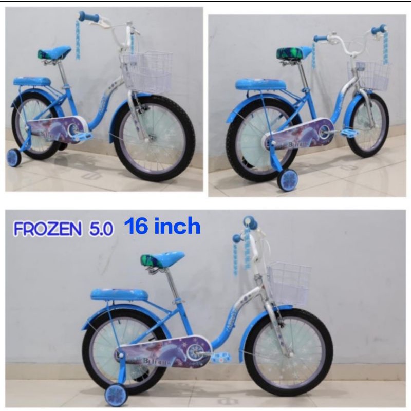 Sepeda Anak Mini 16 Element Frozen Magic Queen of Snow