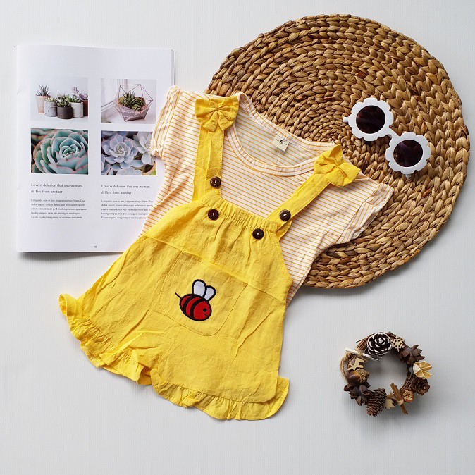 plazababyku ANSOP HEALTHY BEE 1902 EBV Baju Anak Laki Laki Perempuan Import Model Jumpsuit Overal