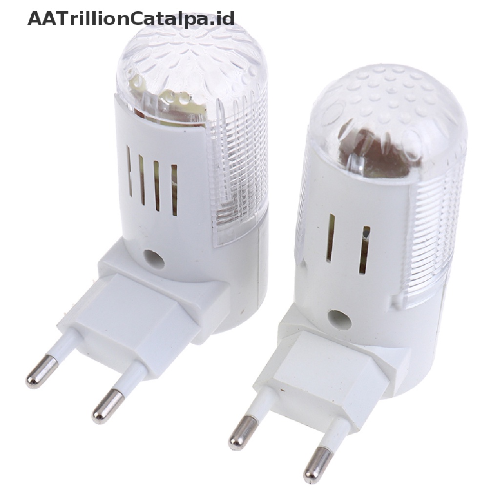 Aatrillioncatalpa 2pcs Lampu Dinding LED Darurat Plug EU Untuk Rumah
