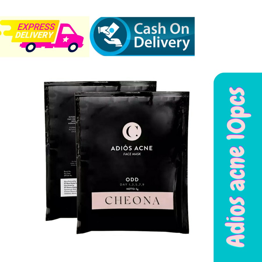 Face Mask Adios Acne / MASKER JERAWAT CHEONA