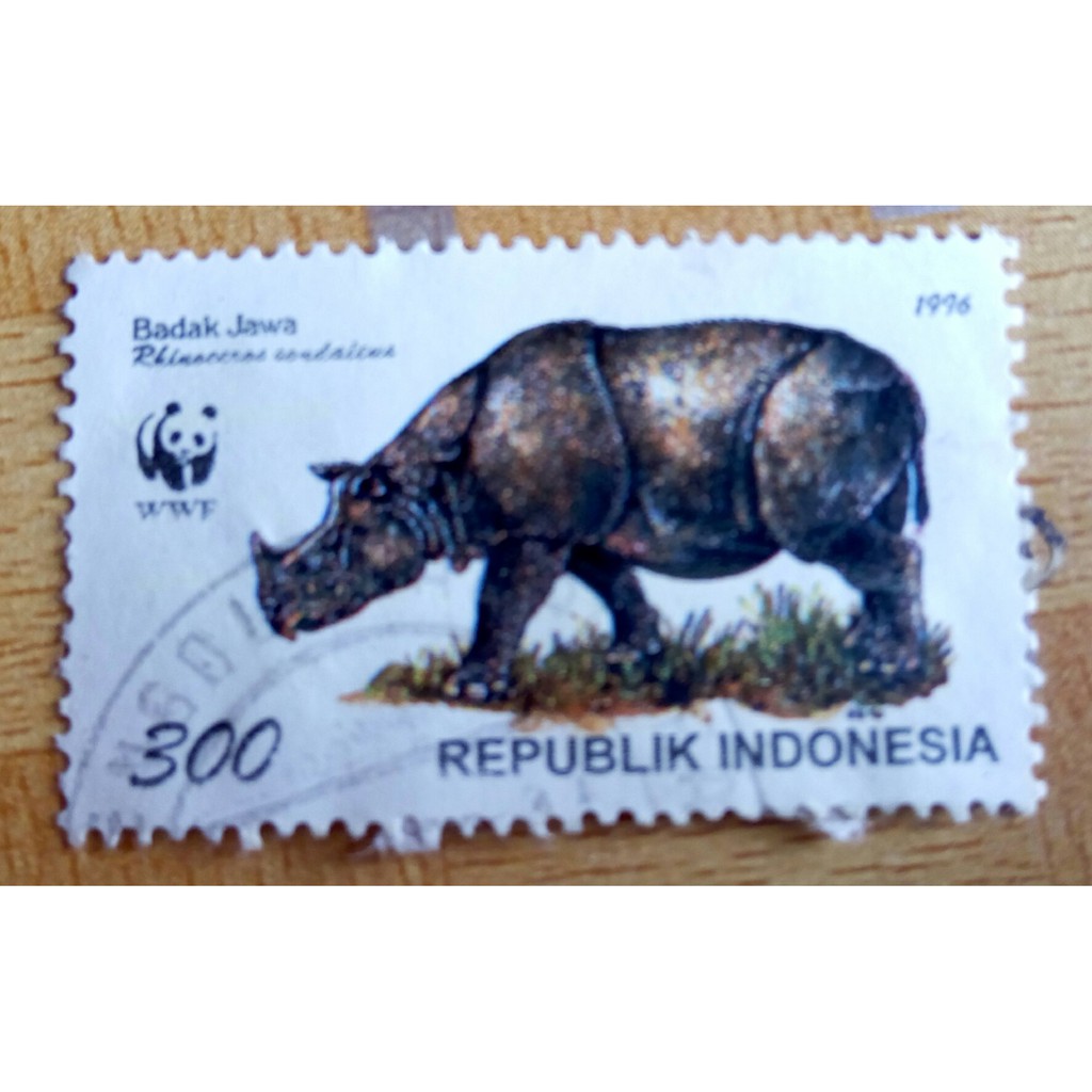 

Perangko Indonesia Badak Jawa Tahun 1996