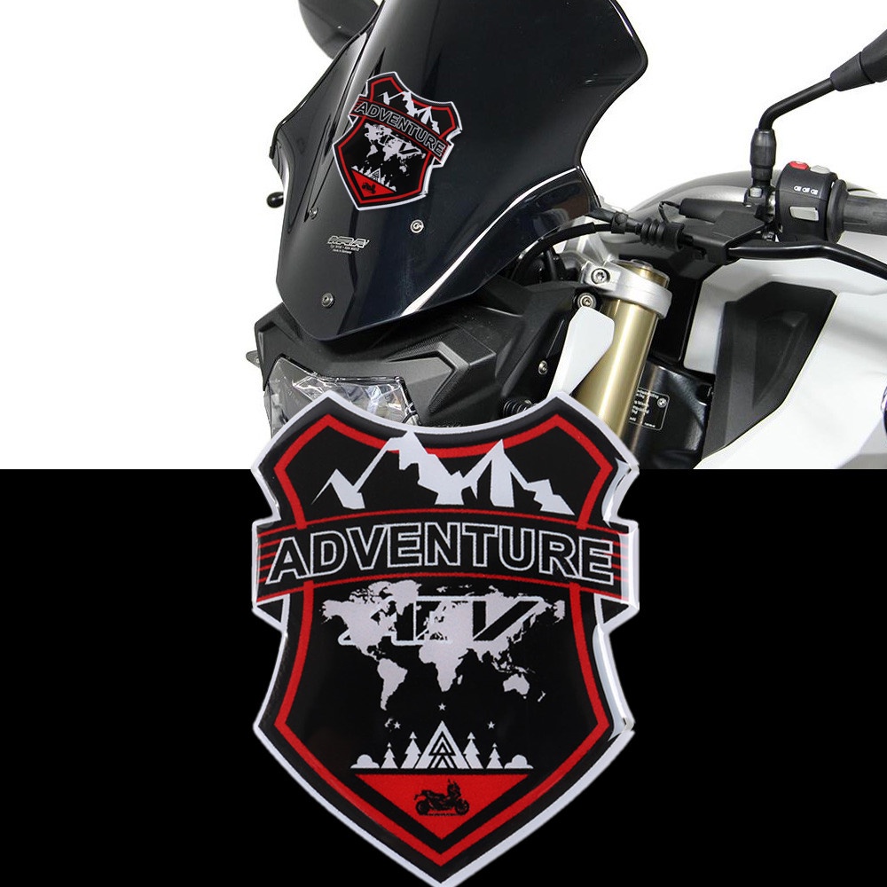 Stiker Kaca Depan Mobil Motif Tulisan ADV Adventure Untuk BMW Honda Yamaha Moto Guzzi Benelli