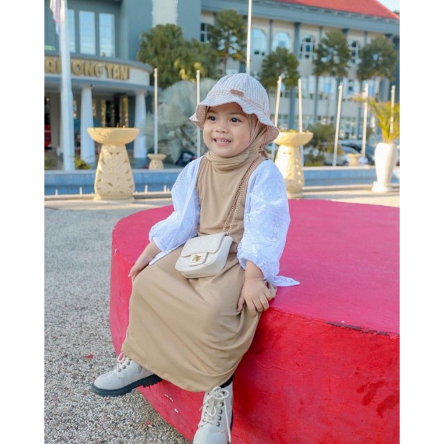 Inner Dress Anak Tanpa Lengan / Gamis Anak Tanpa Lengan 1- 9 Tahun