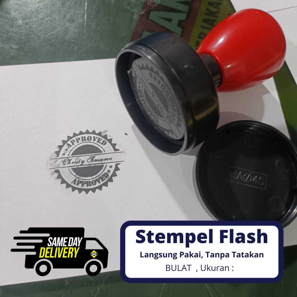 

Cetak Stempel Flash MURAH / Stempel Bulat Stempel Tanpa Bantalan