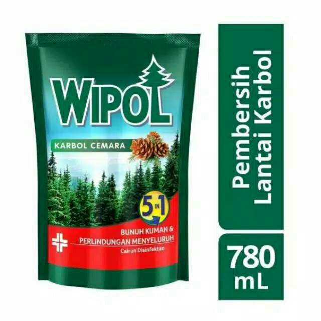 WIPOL KARBOL CEMARA Refill 800ml