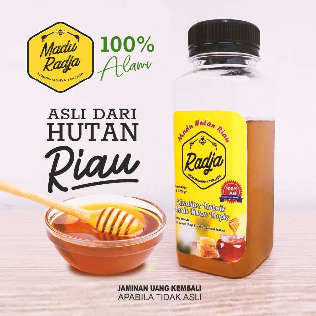 

Suplemen kesehatan alami Madu HUTAN RIAU Menjaga Imun dan Kesehatan Madu Radja di Jamin Asli 100% Rasa Enak Banyak Yang Suka Bisa di Rasakan Sekali Seduh sedia kemasan 250gr 500gr 1kg