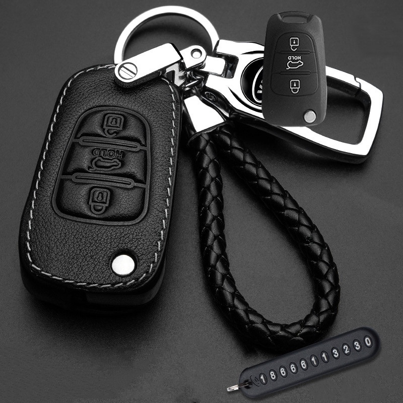 Car Kia K2 / K5 / Sportage R leather Key Case Cover