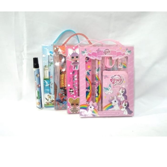 

Star 1 Set Alat Tulis Karakter Little Pony / Alat Tulis Lp / Alat Tulis Hemat
