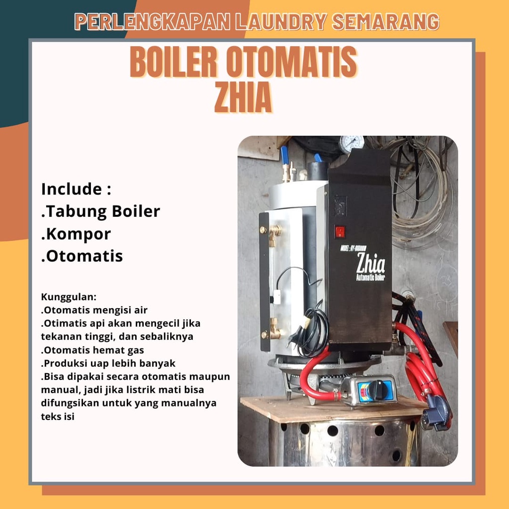 Boiler Setrika Uap Otomatis