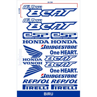  Stiker  Motor Cutting Sticker Skotlite Body Motor HONDA 