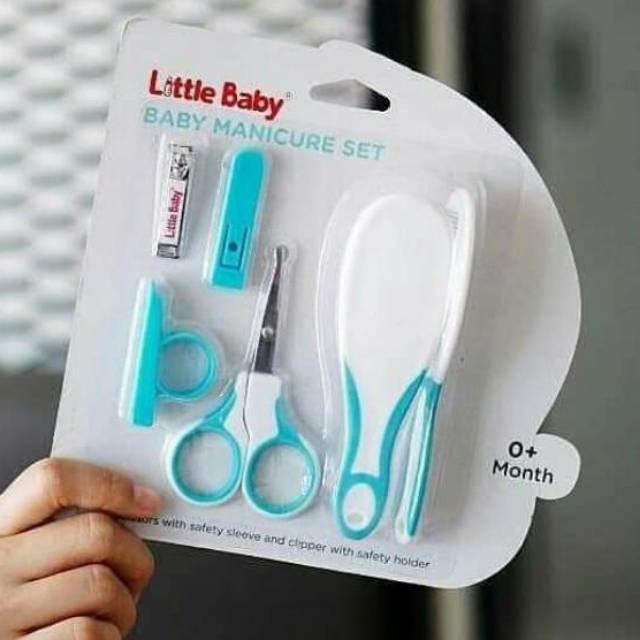 LITTLE BABY MANICURE SET SISIR GUNTING KUKU BAYI 6 in 1 Gunting Kuku Bayi Perawatan Bayi MANICURE