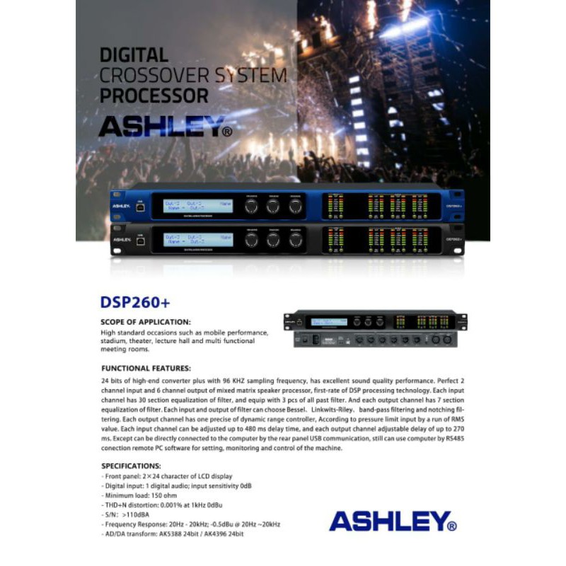 DLMS MANAGEMEN ASHLEY DSP260+ PLUS Original