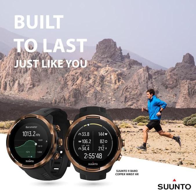 BERKUALITAS RESMI ADTIME Suunto 9 COPPER WRIST HR / Jam Suunto 9 LIMITED series -OTOGEAR