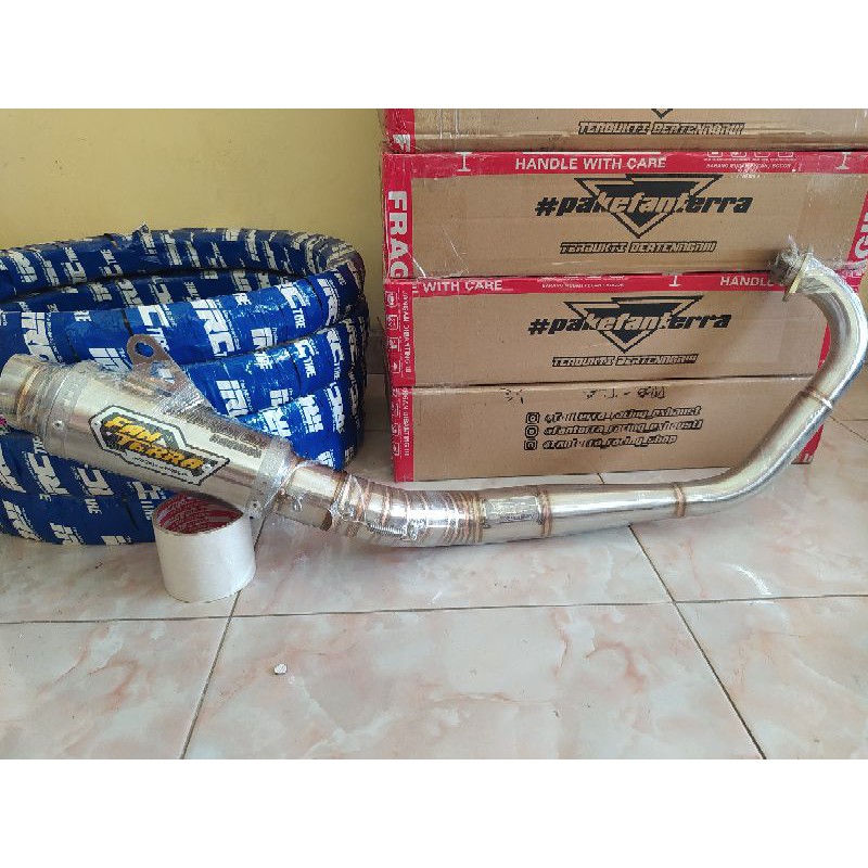 knalpot fanterra satria fu 200cc