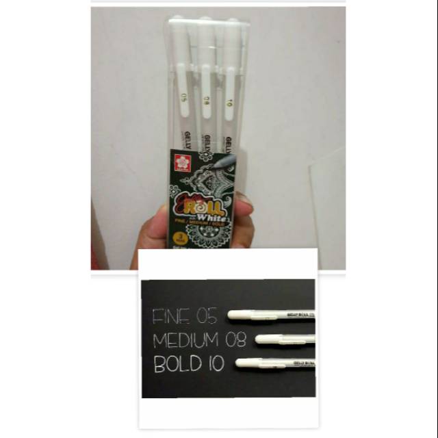 

Sakura Gelly Roll White