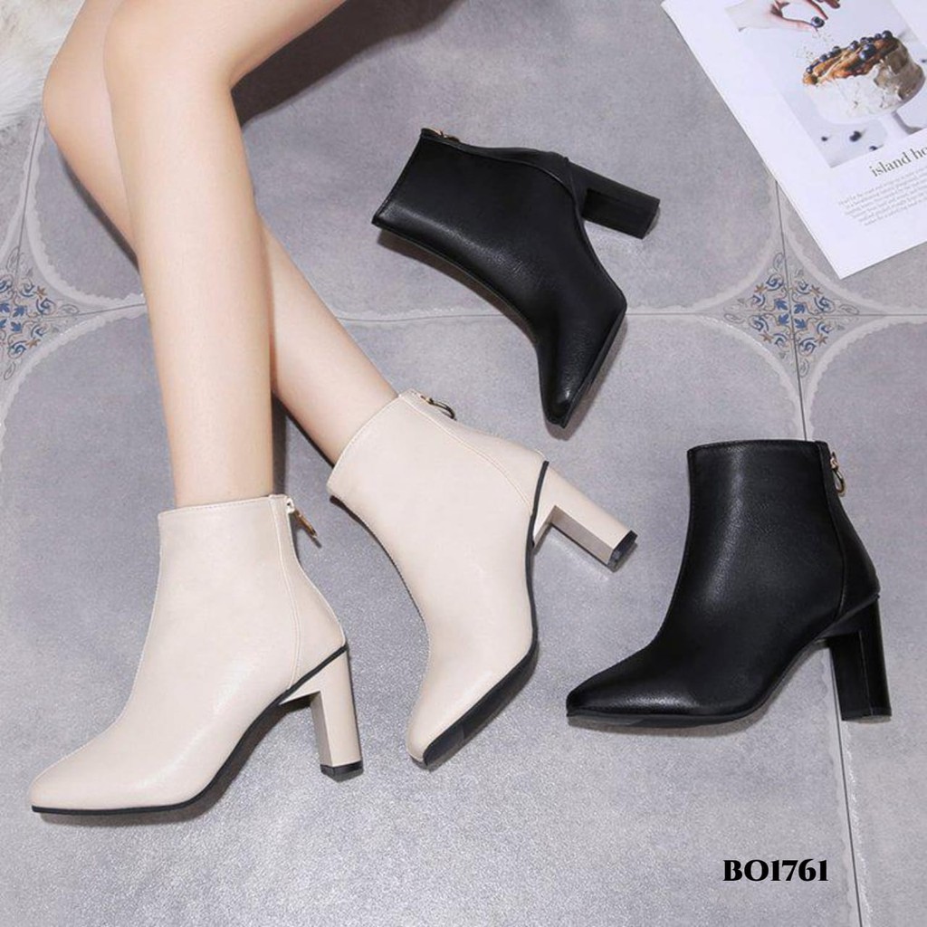 RESTOCK PRF Sepatu Boots Heels Korea BO1761