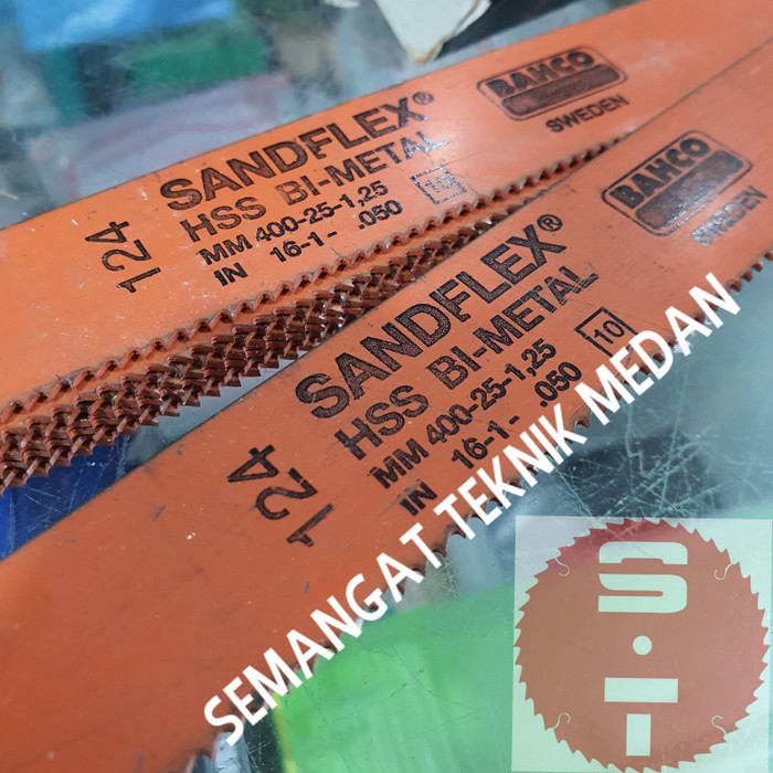 MATA PISAU GERGAJI BESI SANDFLEX SAND FLEX BAHCO 16" 10TPI SWEDEN