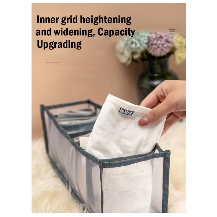 Storage Organizer Bag Underwear Bra Sock Tempat Penyimpanan BH Celana Dalam Kaos Kaki