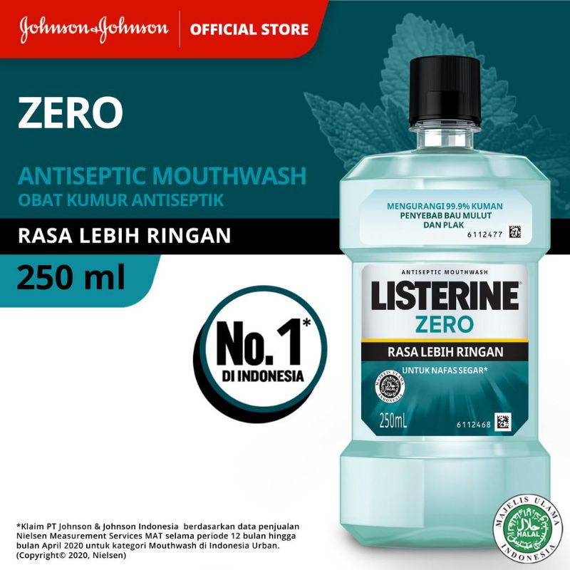 LISTERINE 250ML