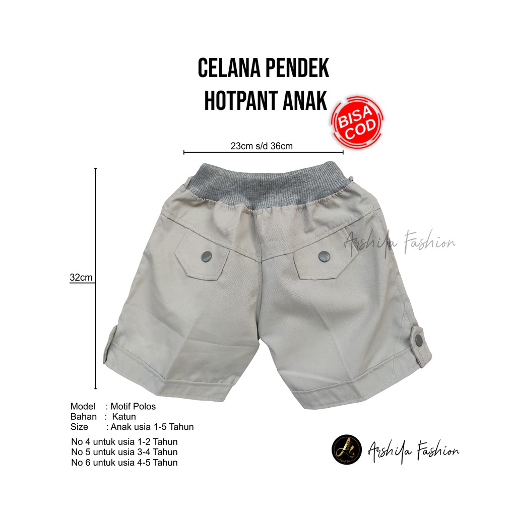 Celana Hotpan Anak 1-5 tahun / Celana Pendek Anak