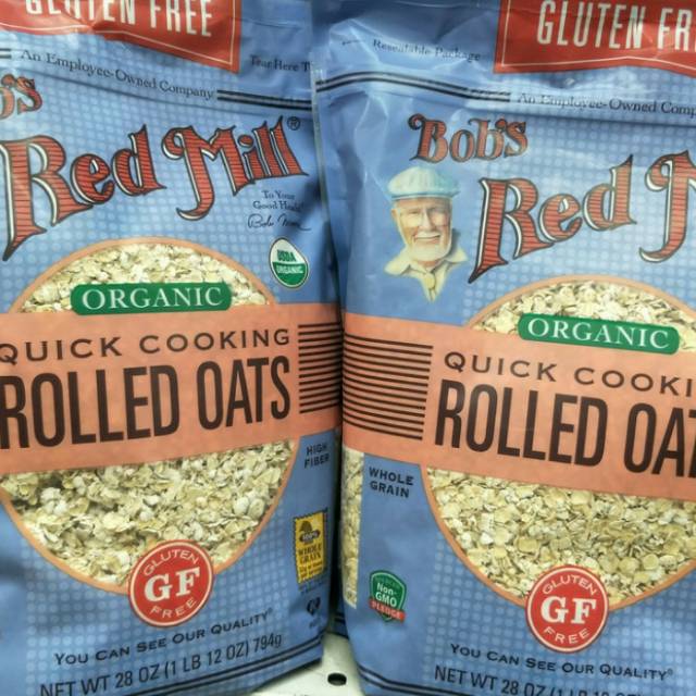

Bobs Red Mill Organic Quick Cooking Rolled Oat 794gr