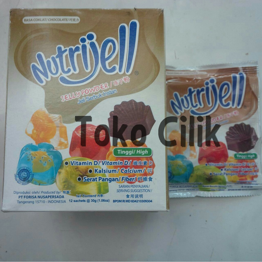 

Nutrijel/coklat/jeli/jelly/instant/premix/makanan/agar