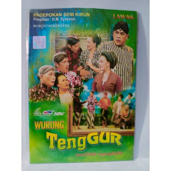 VCD original padepokan seni kirun dalam cerita wirung tenggur