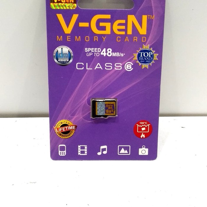 MICRO SD VGEN CLASS 6 16 GIGA