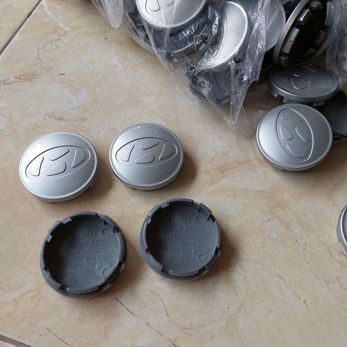 Cover Cap Whell Dop Tutup Tengah Velg Roda Model Cembung Hyundai Atoz Verna